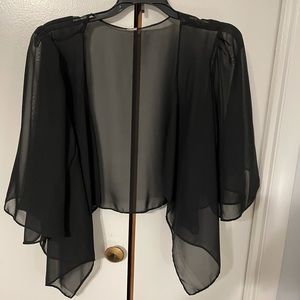 Sheer coverlet bolero XL